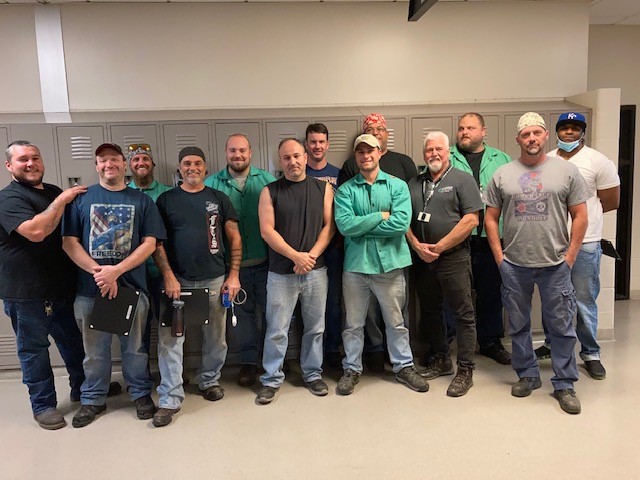 Students from Harley-Davidson Complete Welding Training Course
