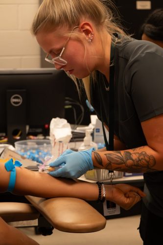 Phlebotomy draw blood